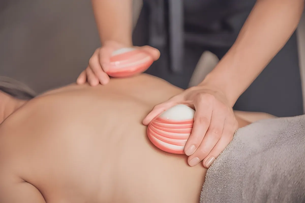Therma Bliss hot shell massage treatment in Caledon for warm relaxation